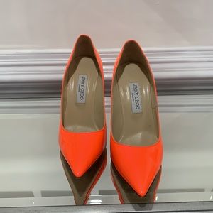 Jimmy Choo Abel Pointy Toe Patent Leather Pump